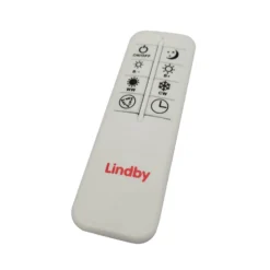 Lindby LED-Deckenleuchte Emisua, schwarz, CCT, dimmbar