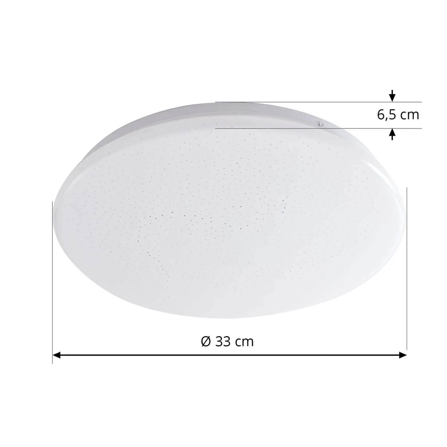 Lindby LED-Deckenleuchte Eovi, Ø 33 cm, weiß, 4.000 K