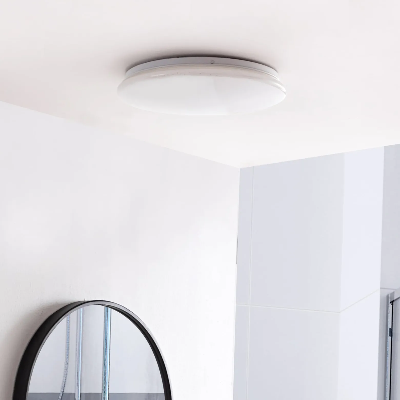 Lindby LED-Deckenleuchte Eovi, Ø 33 cm, weiß, 4.000 K