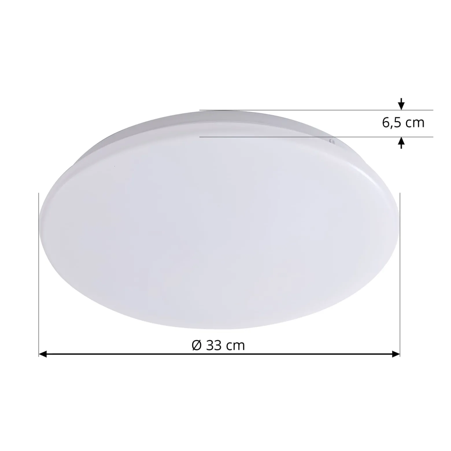 Lindby LED-Deckenleuchte Eovi, Ø 33 cm, weiß, 3.000 K, rund