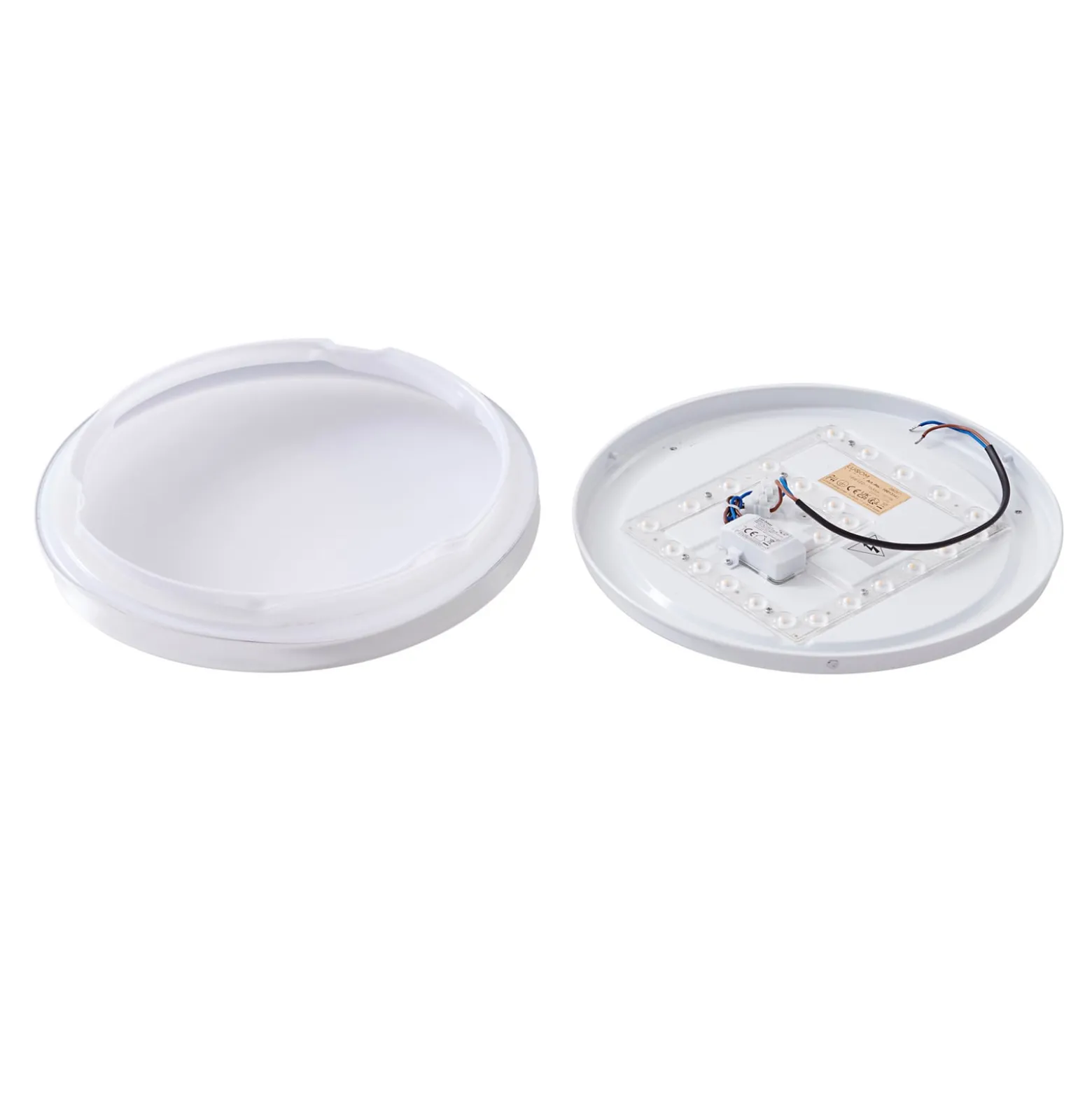 Lindby LED-Deckenleuchte Eovi, Ø 33 cm, weiß, 3.000 K, rund