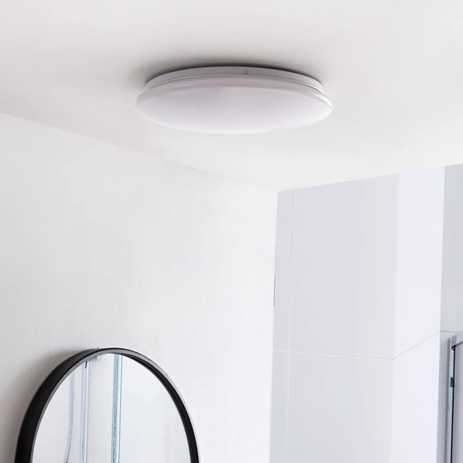 Lindby LED-Deckenleuchte Eovi, Ø 33 cm, weiß, 3.000 K, rund