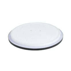 Lindby LED-Deckenleuchte Essina, schwarz, Metall, CCT, dim.