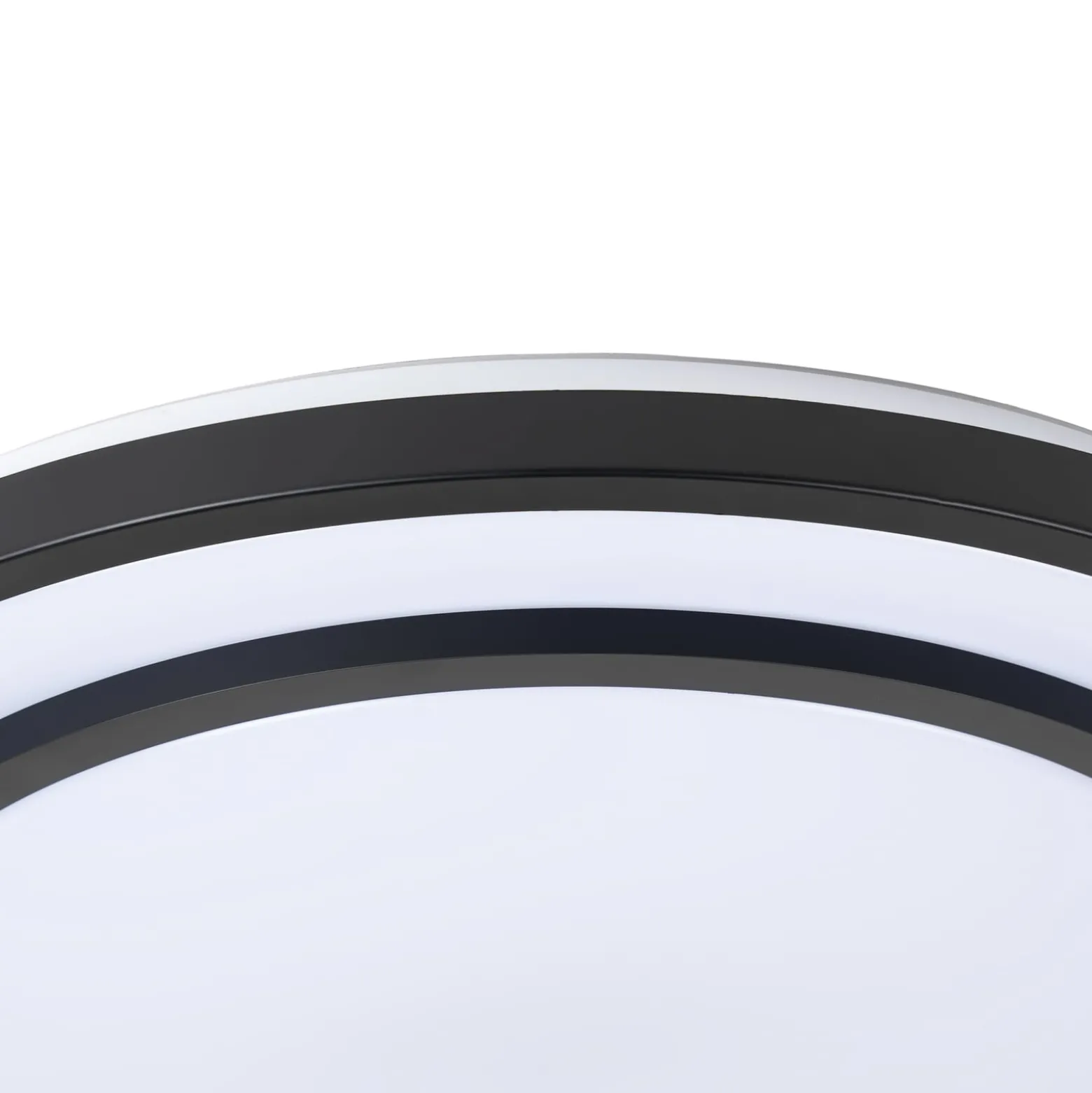 Lindby LED-Deckenleuchte Essina, schwarz, Metall, CCT, dim.