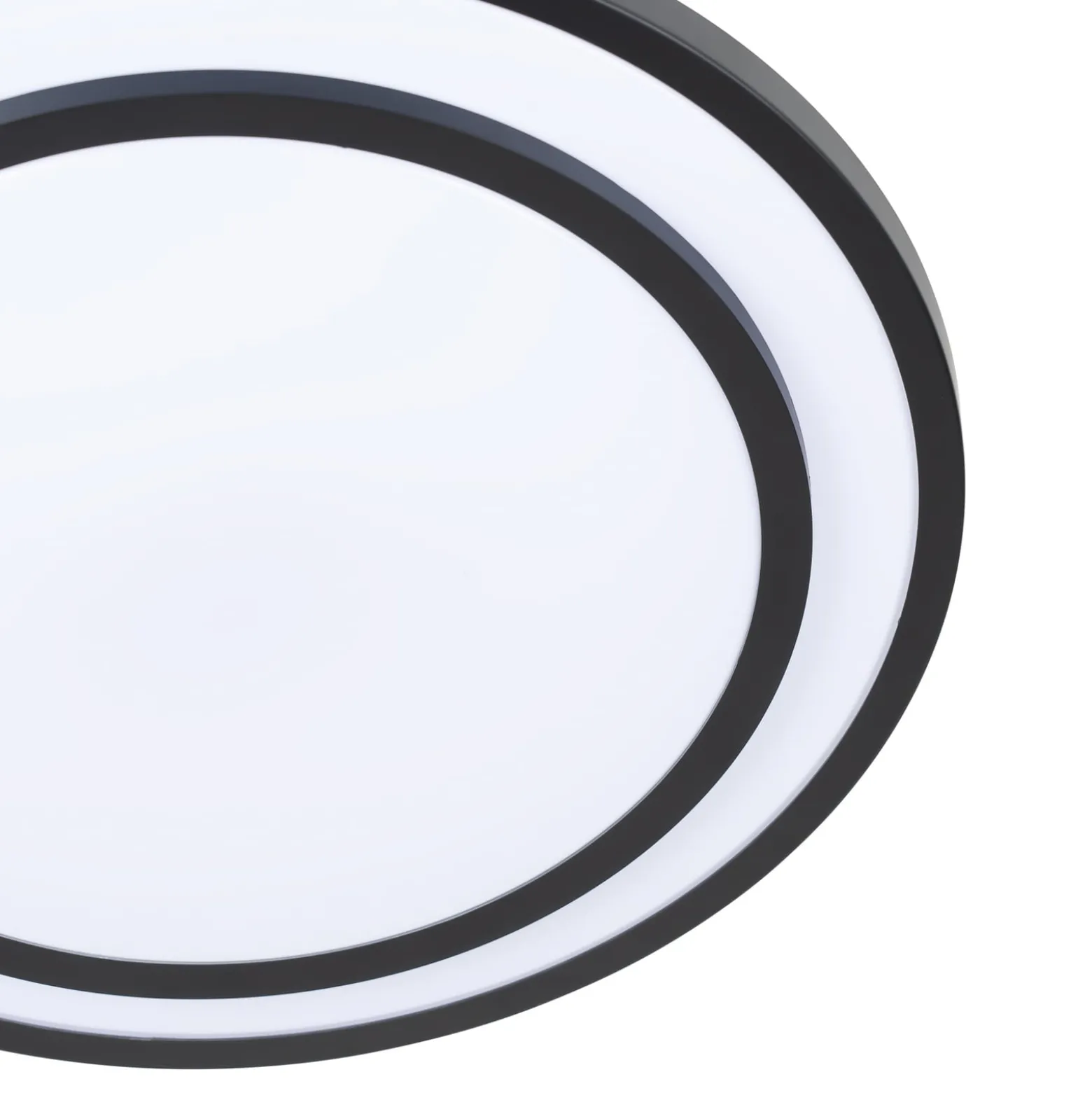 Lindby LED-Deckenleuchte Essina, schwarz, Metall, CCT, dim.