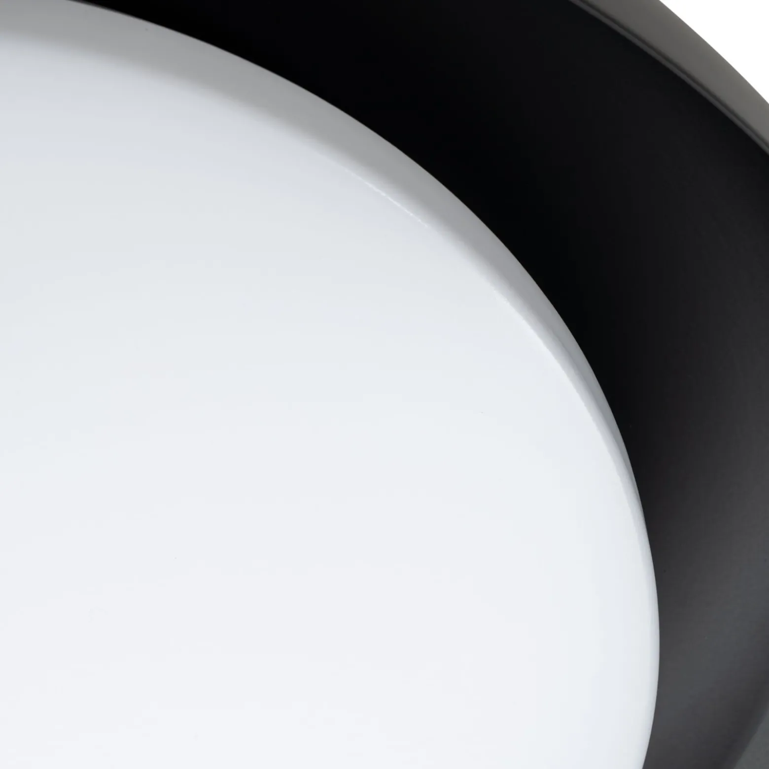Lindby LED-Deckenleuchte Florie, schwarz, Metall, Ø 40 cm