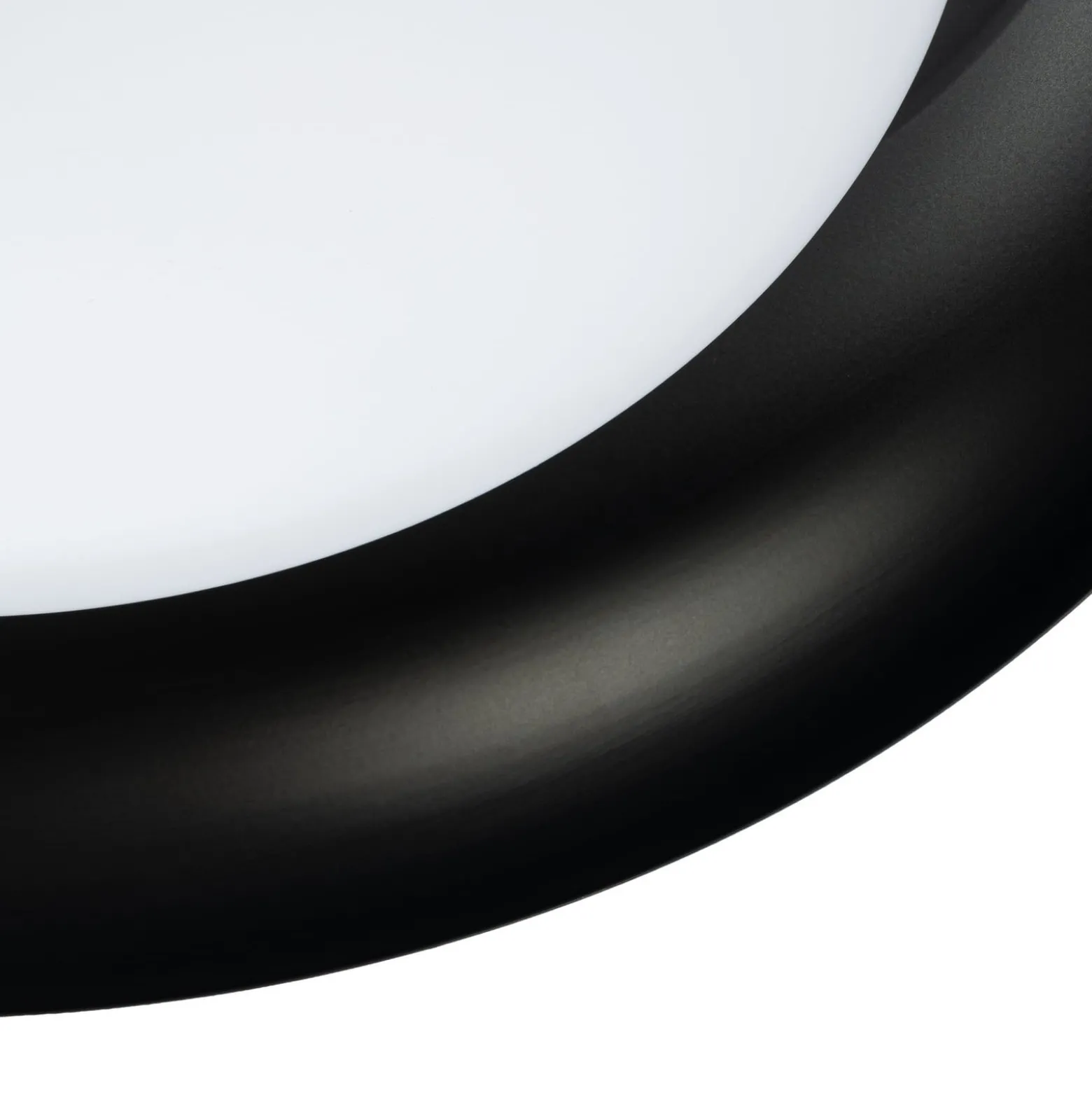 Lindby LED-Deckenleuchte Florie, schwarz, Metall, Ø 40 cm