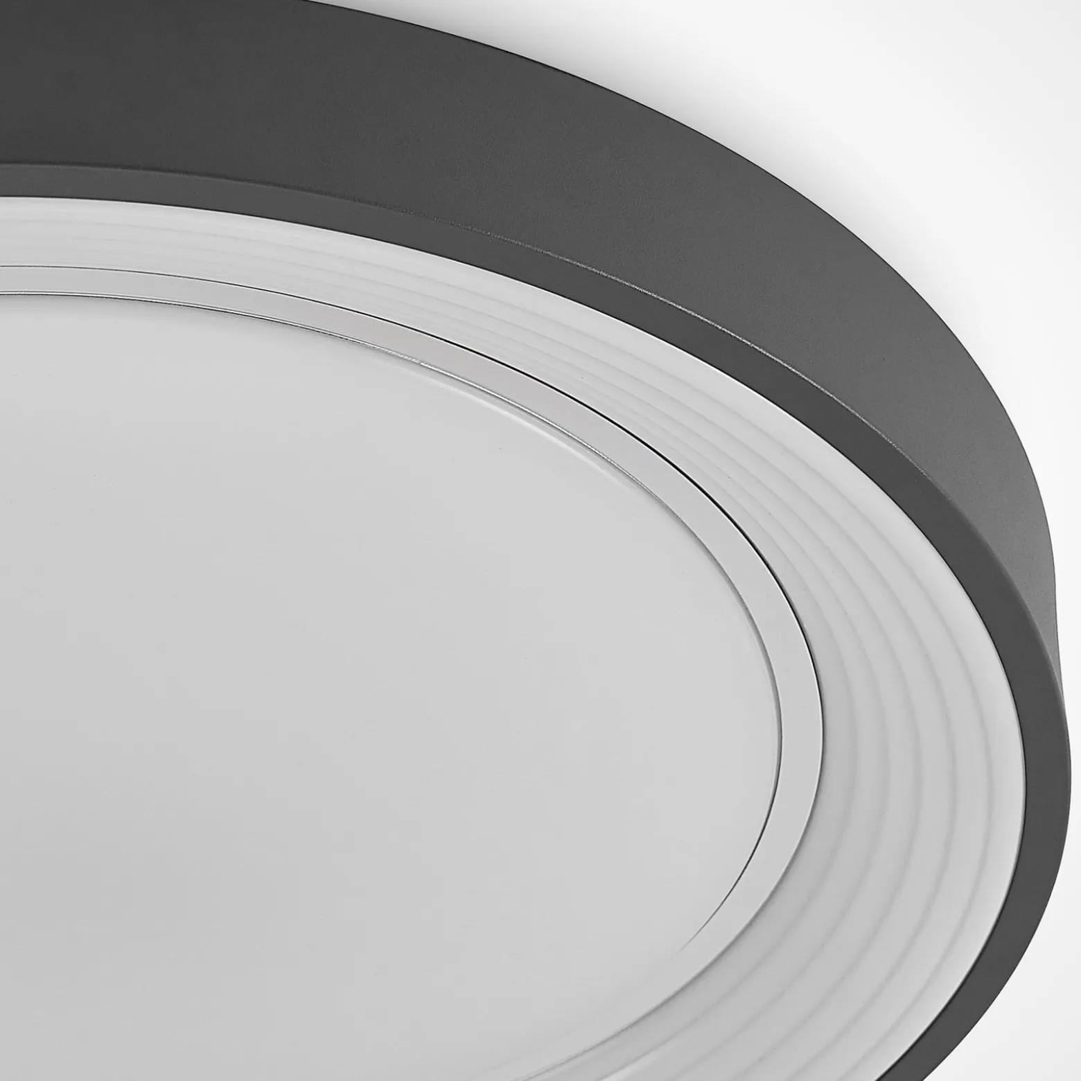 Lindby LED-Deckenleuchte Lindum, RGB, CCT, Remote, dimmbar