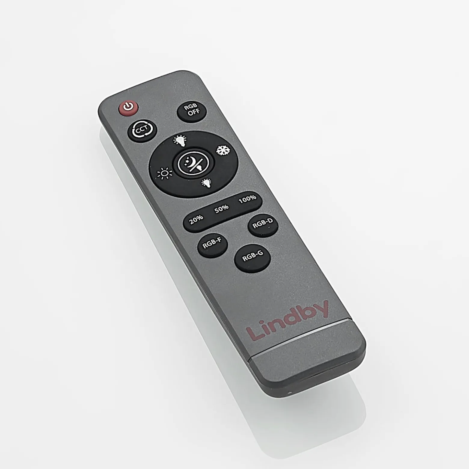 Lindby LED-Deckenleuchte Lindum, RGB, CCT, Remote, dimmbar