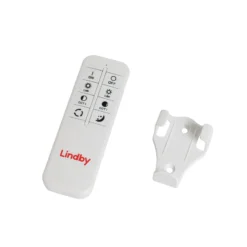 Lindby LED-Deckenleuchte Milada, schwarz, CCT, Fernbedienung