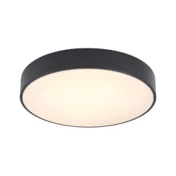 Lindby LED-Deckenleuchte Milada, schwarz, CCT, Fernbedienung