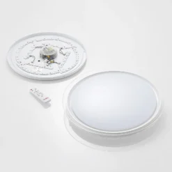Lindby LED-Deckenleuchte Sleya Ø 50 cm, weiß, CCT, dimmbar