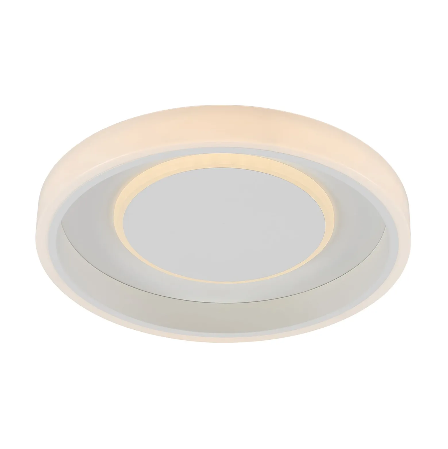 Lindby LED-Deckenleuchte Wikani, weiß, RGB, CCT, dimmbar