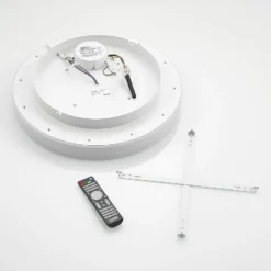 Lindby LED-Deckenleuchte Wikani, weiß, RGB, CCT, dimmbar