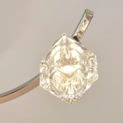 Lindby LED-Deckenleuchte Yaro, 8-flg., chrom, dimmbar