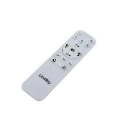 Lindby LED-Deckenventilator Mace, schwarz, leise, Ø 47 cm
