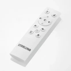 Lindby LED-Deckenventilator Romea, eckig, DC, leise, 60 cm