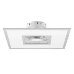Lindby LED-Deckenventilator Romea, eckig, DC, leise, 60 cm