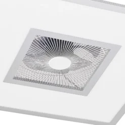 Lindby LED-Deckenventilator Romea, eckig, DC, leise, 60 cm