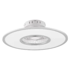Lindby LED-Deckenventilator Romea, rund, DC, leise, 60 cm