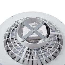 Lindby LED-Deckenventilator Teleo, Ø48 cm, schwarz, DC, Tuya