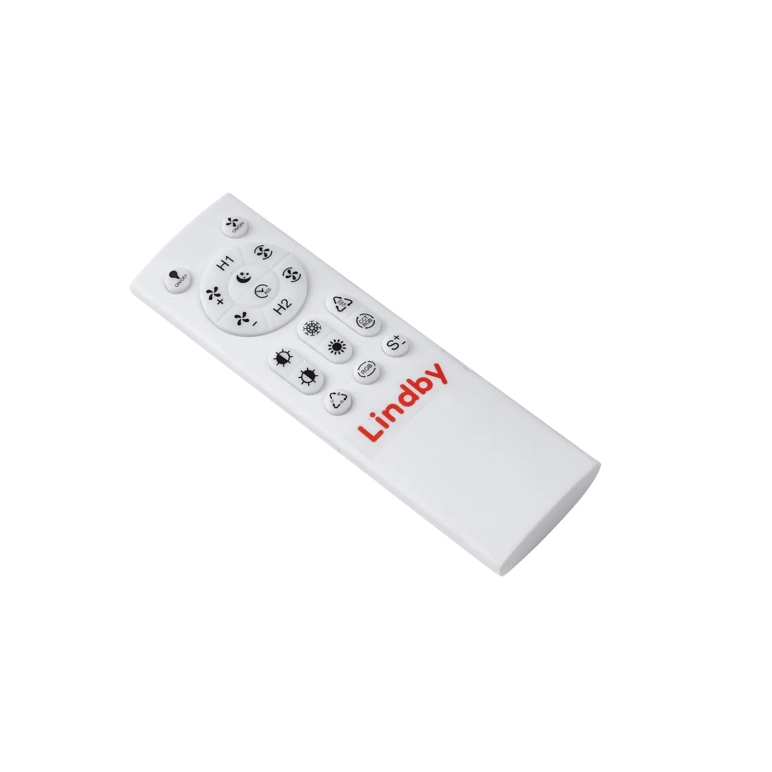 Lindby LED-Deckenventilator Teleo, Ø48 cm, schwarz, DC, Tuya