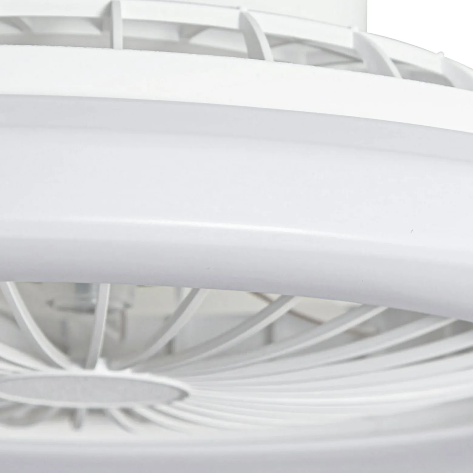 Lindby LED-Deckenventilator Vedin, weiß, DC, Ø 49 cm, CCT
