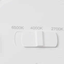 Lindby LED-Einbauleuchte Toka, 6,5 W, weiß, Kunststoff, CCT
