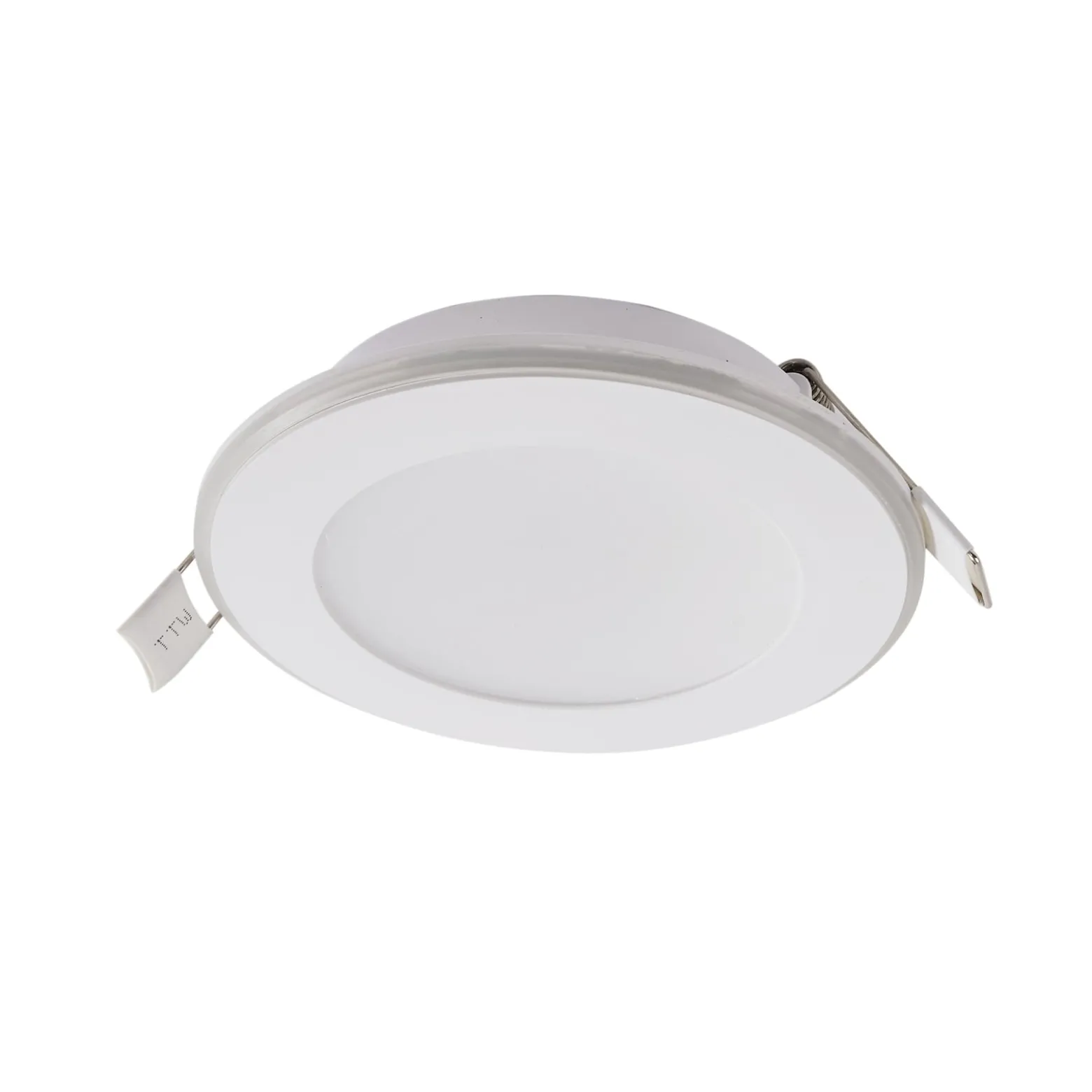 Lindby LED-Einbauleuchte Toka, 4,9 W, weiß, Kunststoff, CCT