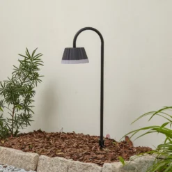 Lindby LED-Erdspießleuchte Ameline, anthrazit, IP65, 77 cm
