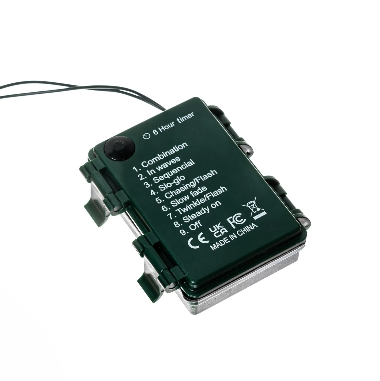 Lindby LED-Lichterkette Parrik, Schneeflocken, 620 cm, IP44