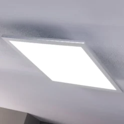 Lindby LED-Panel Livel, 2er-Set, CCT, 40 cm x 40 cm, Remote