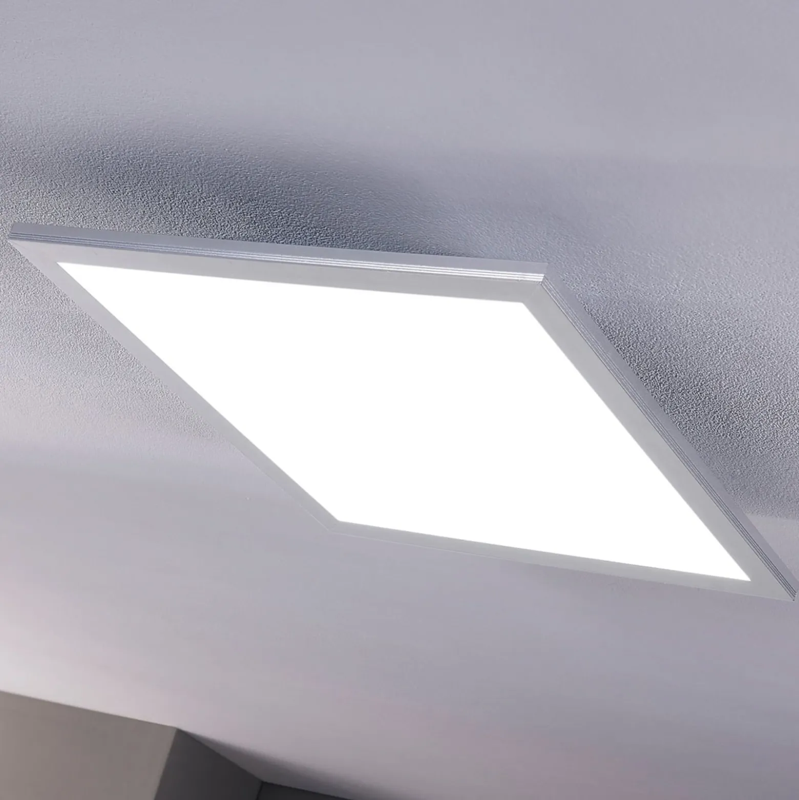 Lindby LED-Panel Livel, 2er-Set, CCT, 40 cm x 40 cm, Remote