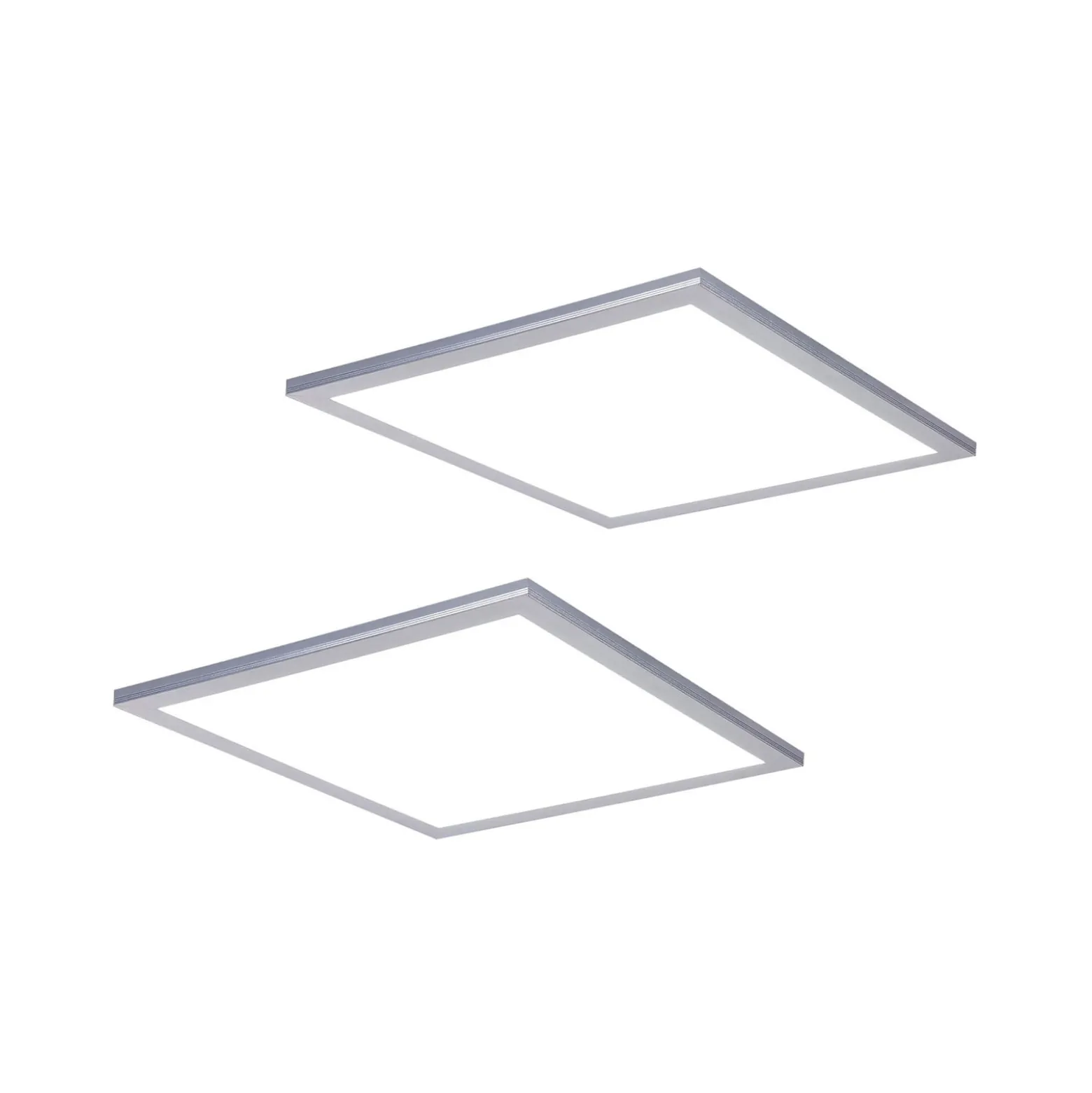 Lindby LED-Panel Livel, 2er-Set, CCT, 40 cm x 40 cm, Remote