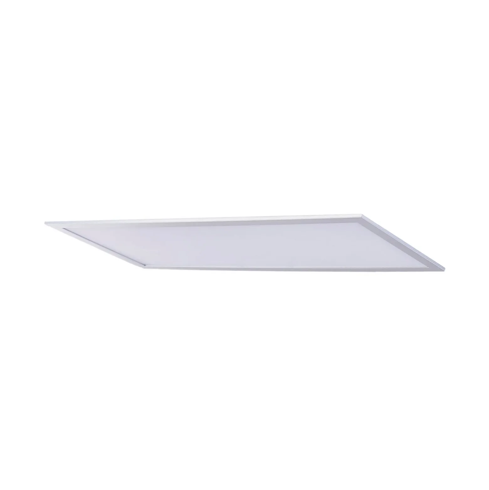Lindby LED-Panel Livel, 4000K, 120cm x 30cm, silber, Metall