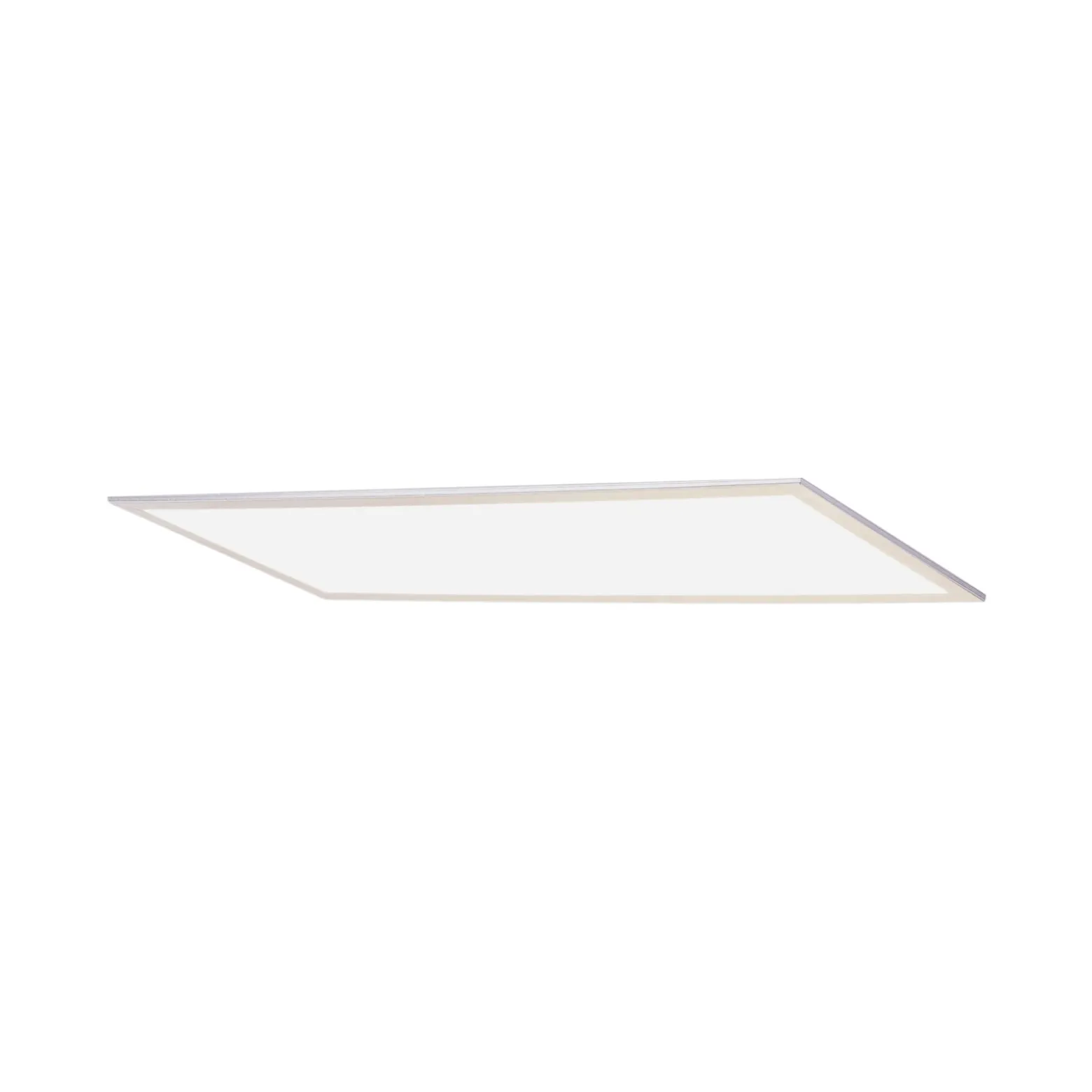 Lindby LED-Panel Livel, 4000K, 120cm x 30cm, silber, Metall