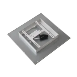 Lindby LED-Panel Livel, 4000K, 40 cm x 40 cm, silber, Metall