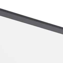 Lindby LED-Panel Nelios, 62 x 62 cm, 4.000K, schwarz, Metall