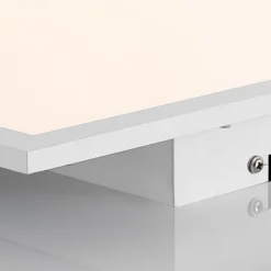 Lindby LED-Panel Quais, 40 x 40 cm, weiß, Metall, 4.000K