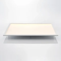 Lindby LED-Panel Quais, 60 x 60 cm, weiß, Metall, 4.000K