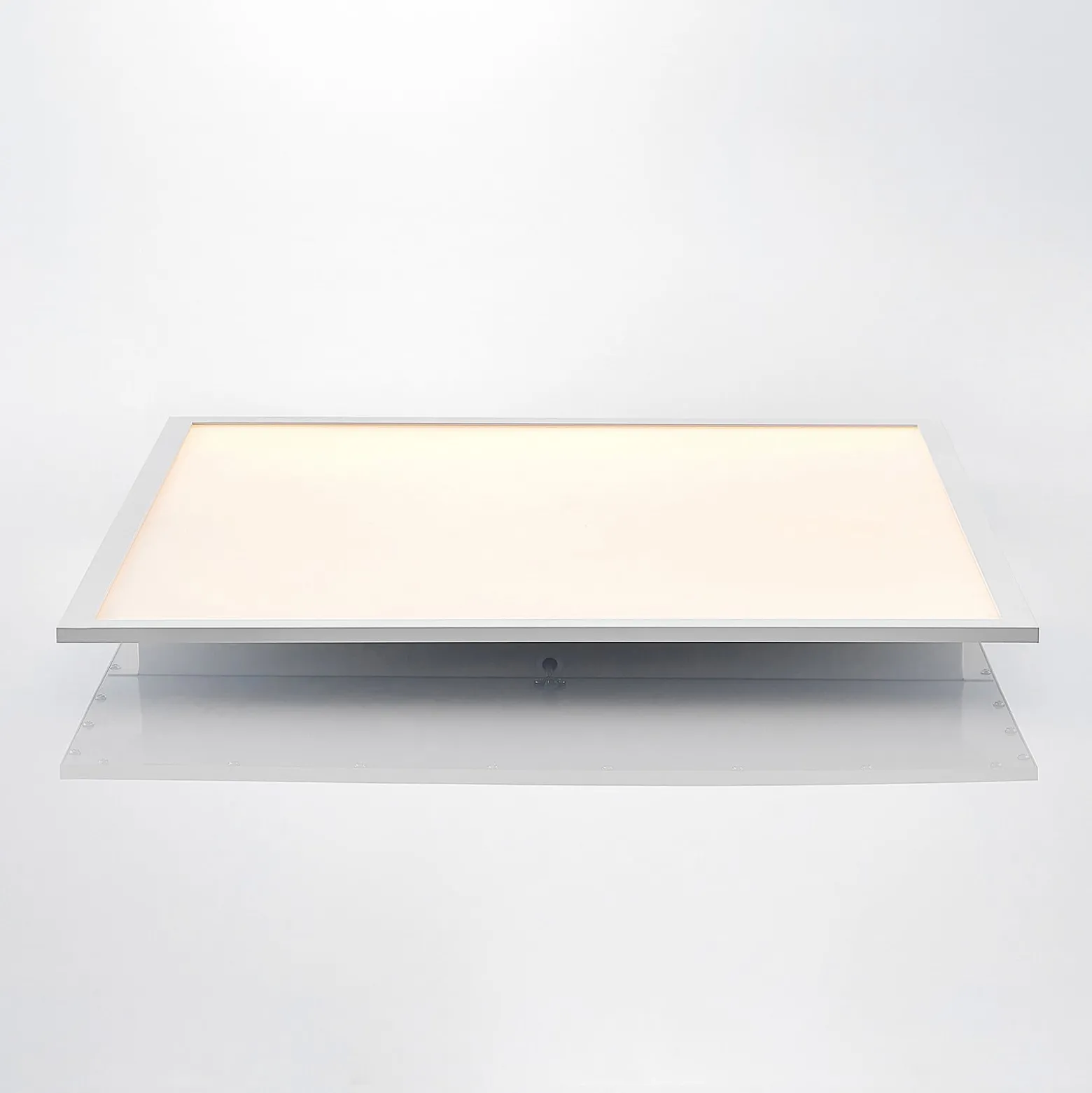 Lindby LED-Panel Quais, 60 x 60 cm, weiß, Metall, 4.000K