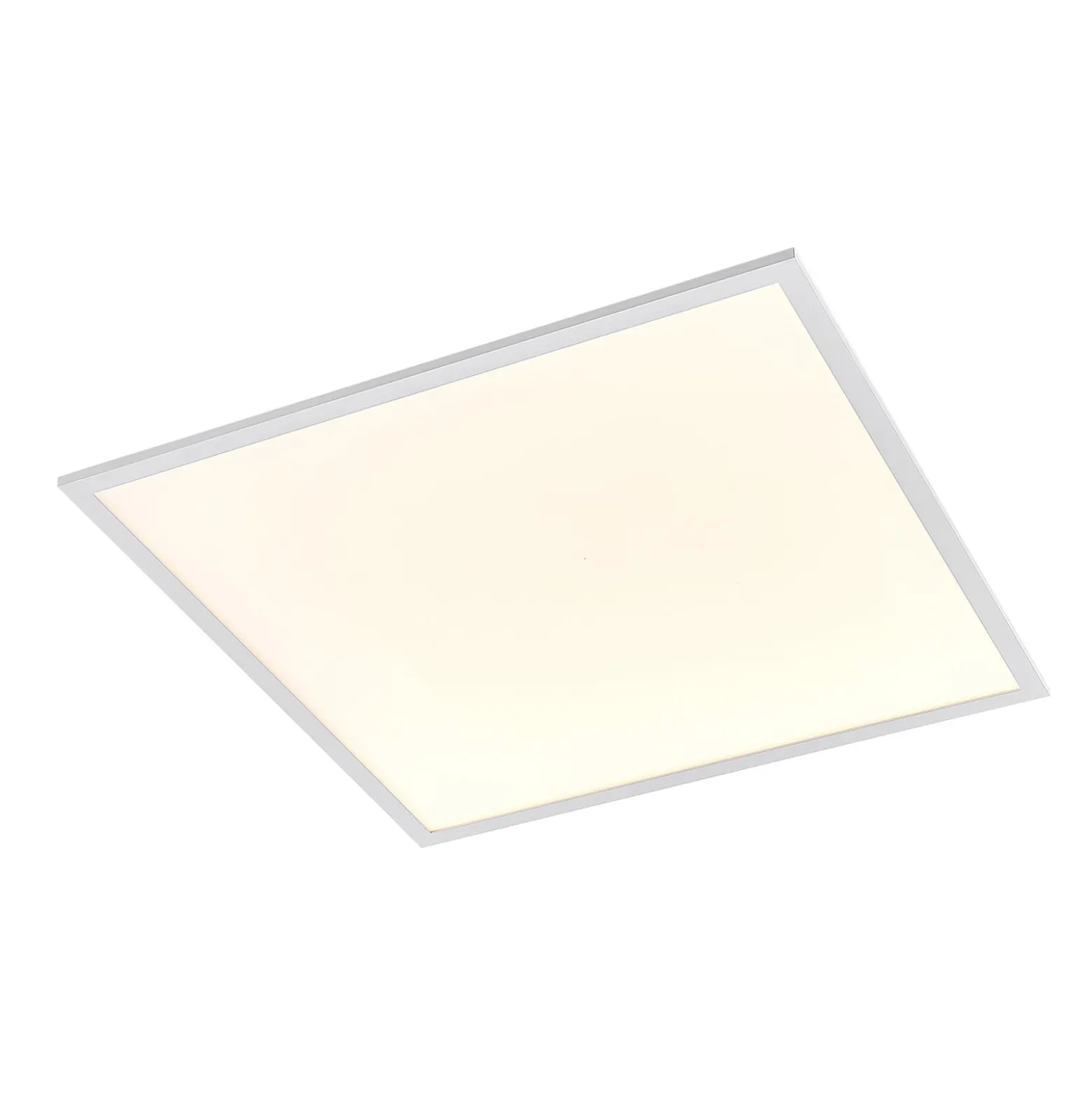 Lindby LED-Panel Quais, 60 x 60 cm, weiß, Metall, 4.000K