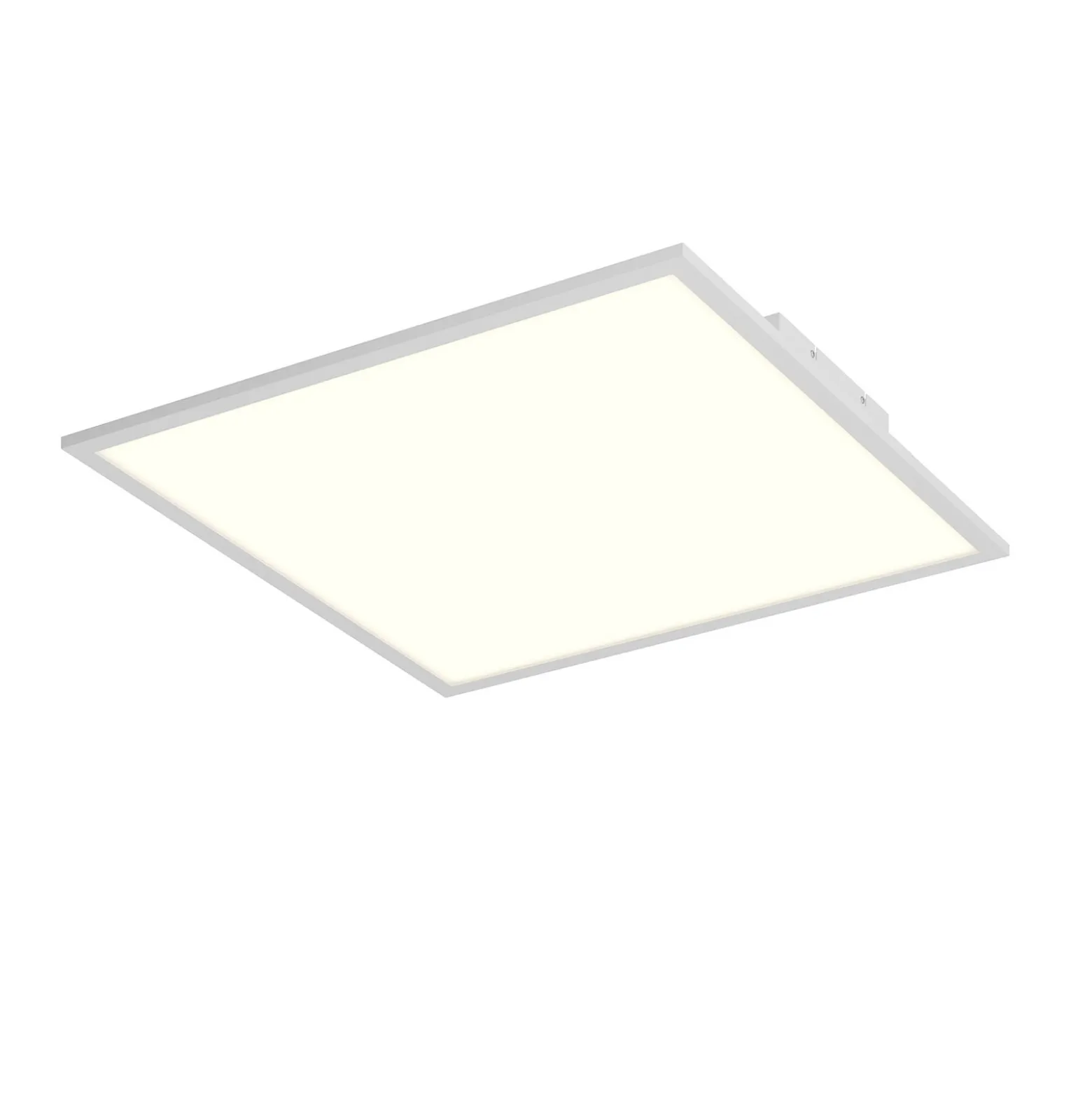 Lindby LED-Panel Quais, 60 x 60 cm, weiß, Metall, 4.000K