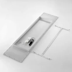 Lindby LED-Panel Quais, 120 x 30 cm, weiß, Metall, 4.000K