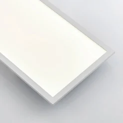 Lindby LED-Panel Quais, 120 x 30 cm, weiß, Metall, 4.000K