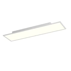 Lindby LED-Panel Quais, 120 x 30 cm, weiß, Metall, 4.000K