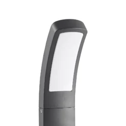 Lindby LED-Sockelleuchte Moshe, 60 cm, anthrazit, Sensor