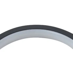 Lindby LED-Solar-Erdspießleuchte Syrene, 18 cm, schwarz, Alu