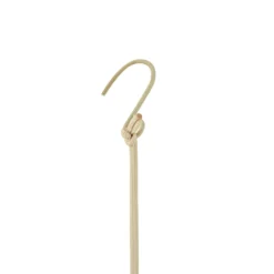 Lindby LED-Solarhängelampe Austas, beige, Ø 50 cm, USB, IP54