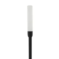 Lindby LED-Solarleuchte Balian, schwarz, Aluminium, 3.000 K